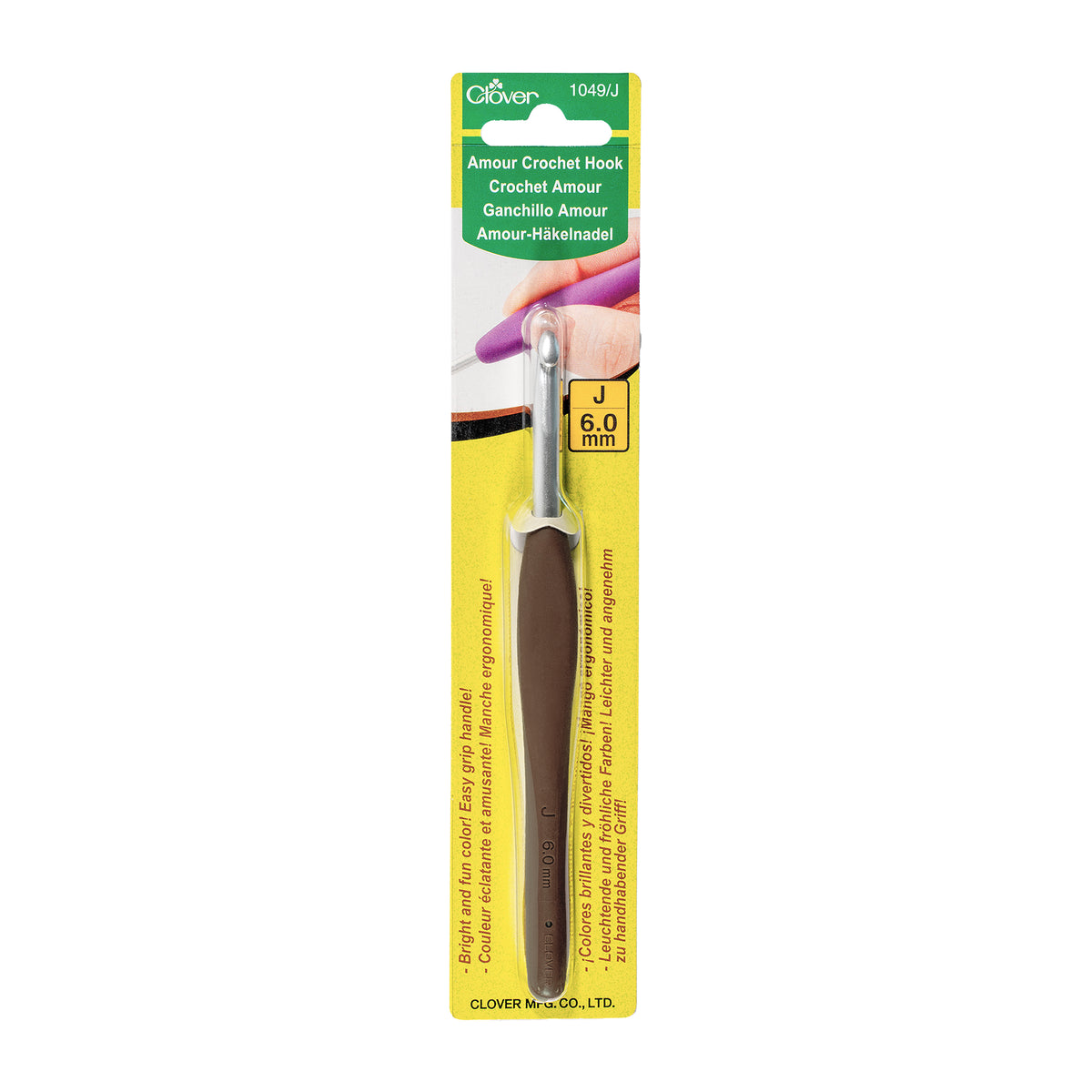 Amour Crochet Hook J (6.0mm) – Clover Needlecraft, Inc.