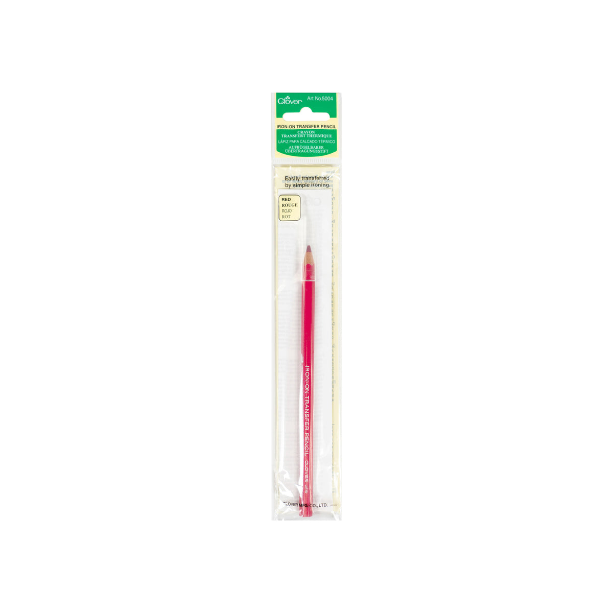 Iron-On Transfer Pencil (Red) – Clover Needlecraft, Inc.