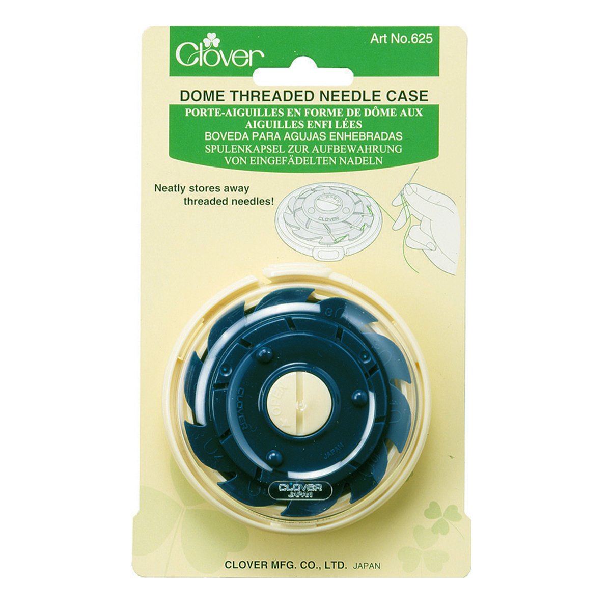 Dome Threaded Needle Case Clover Clover Needlecraft, Inc.