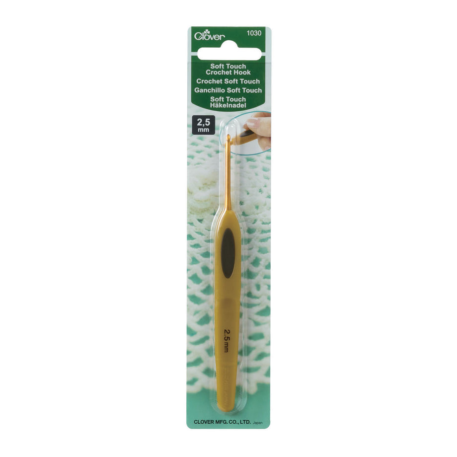 Soft Touch Crochet Hook 2.50 mm – Clover Needlecraft, Inc.