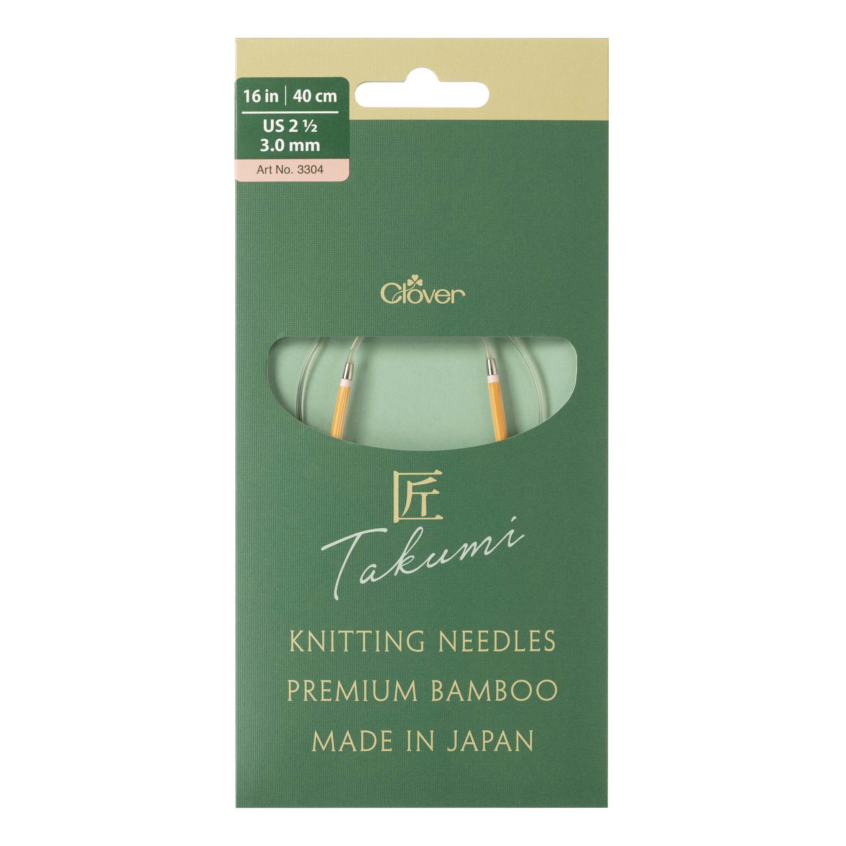Takumi Bamboo Knitting Needles Double Pointed (7) No. 3