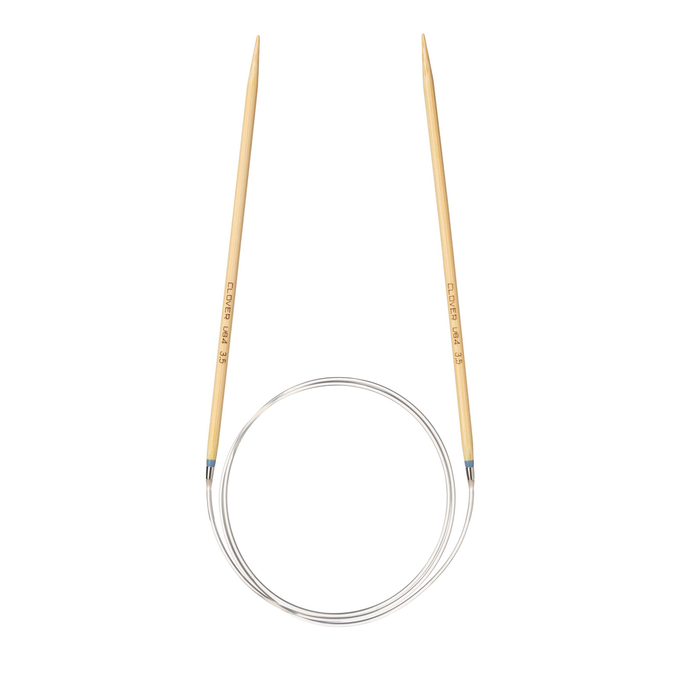 Clover, Takumi Bamboo Circular Knitting Needles: 9″ – Copper