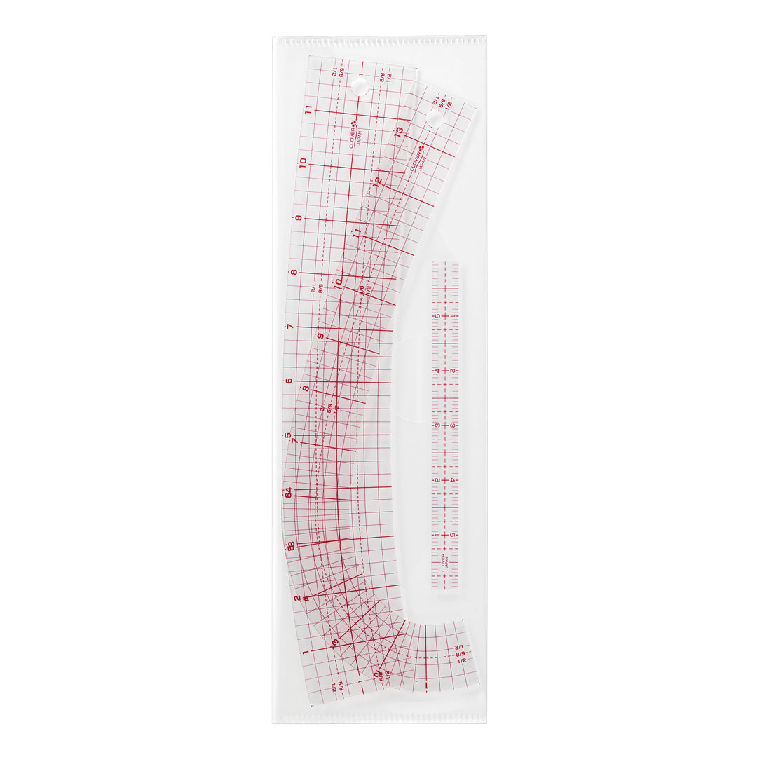 Curve Ruler with Mini Ruler | Clover – Clover Needlecraft, Inc.