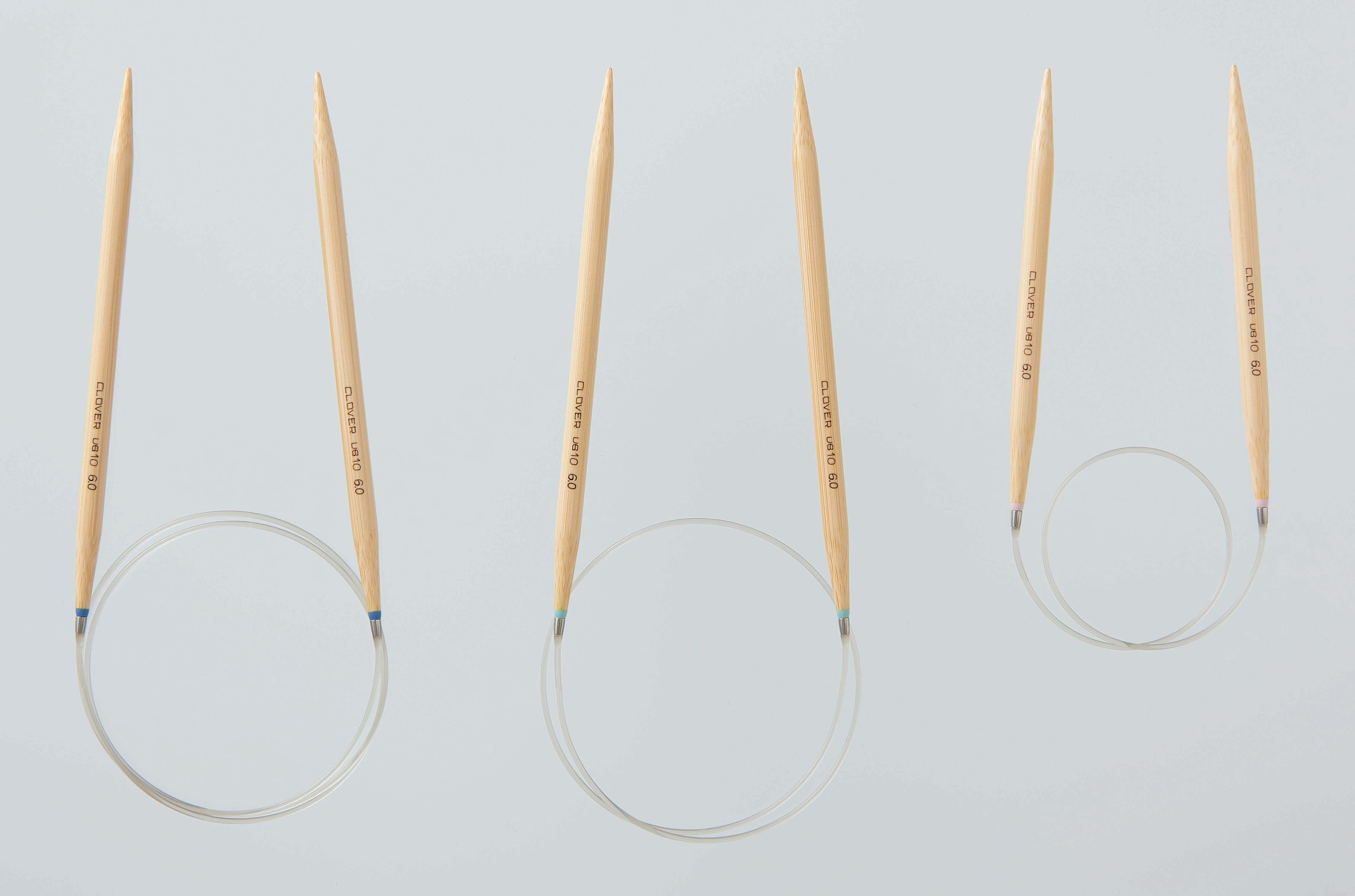 Clover Takumi Bamboo Circular Knitting Needles - Size 8, 16 Length