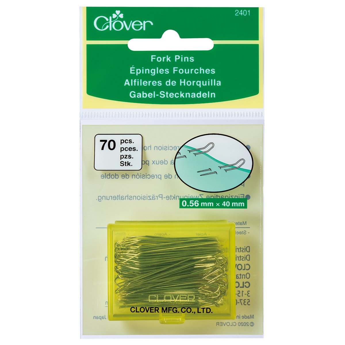 Magic Pins Fork Regular Quilting Pins - Fine, .07mm, set of 30 - 22085 –  Cary Quilting Company