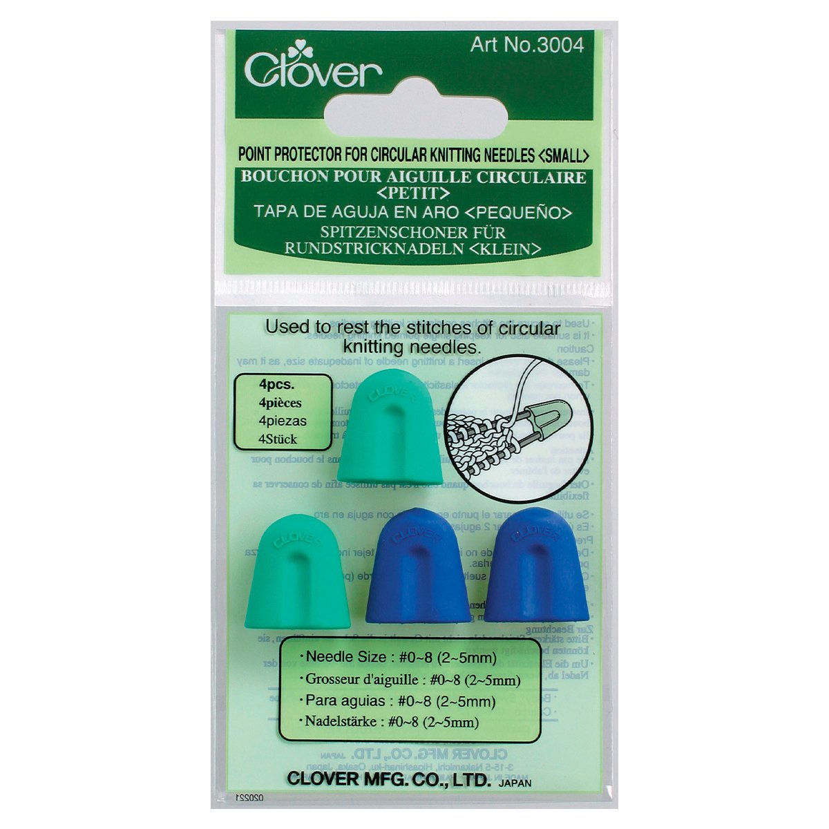 Clover Jumbo Knitting Needle Point Protectors - Small – The Needle Store