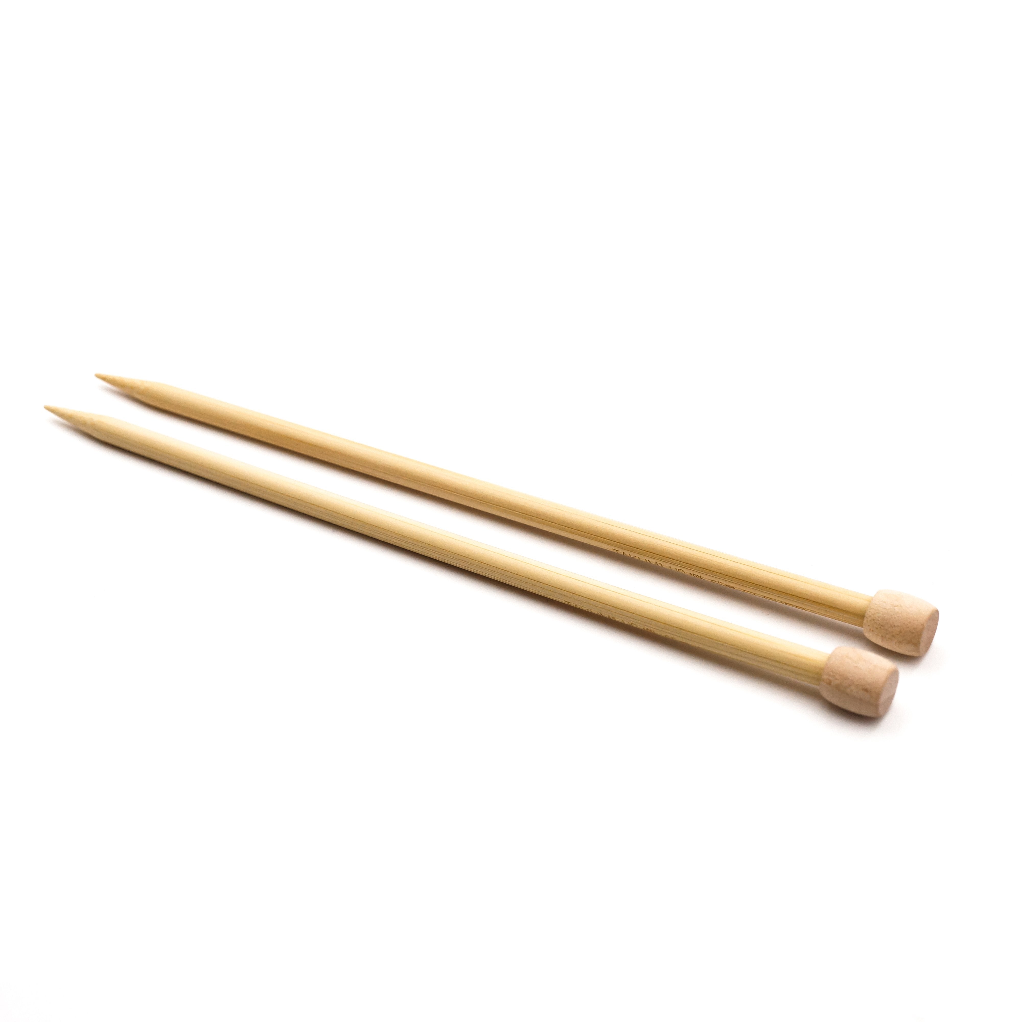 Clover Takumi Single Point Bamboo Knitting Needles - 9 Size 5