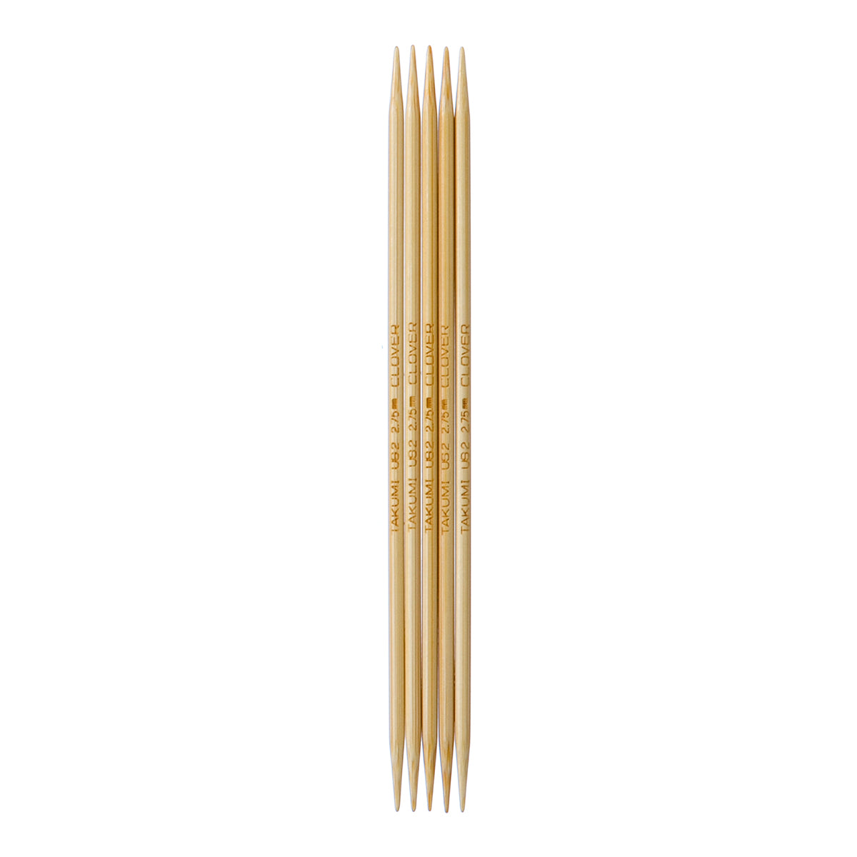 Clover Takumi Bamboo Double Pointed Knitting Needles - Size 0 (5-Pack)