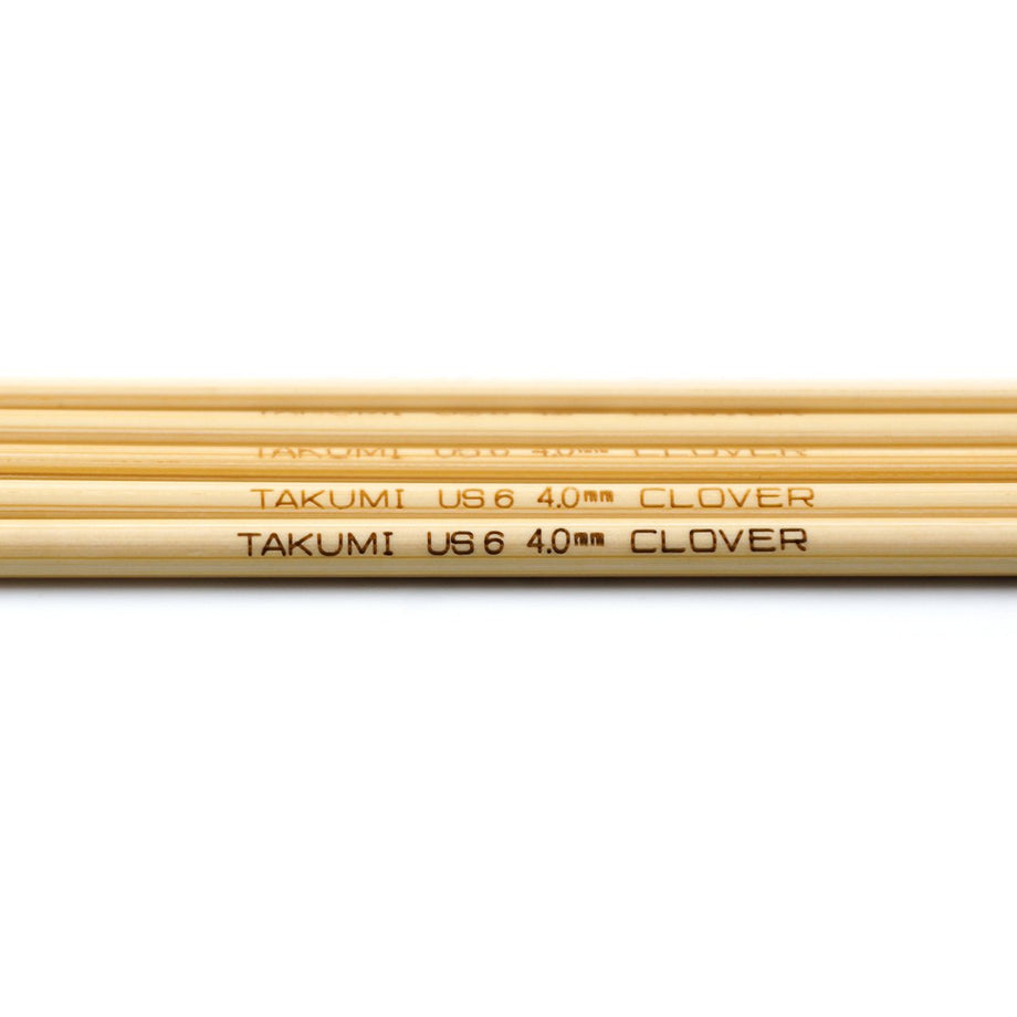 Clover Takumi Bamboo Knitting Needles Double Pointed (7)