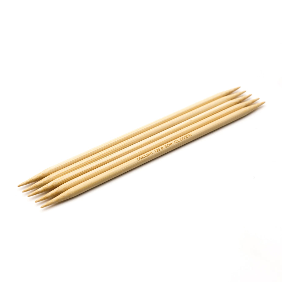 Takumi Bamboo Knitting Needles Double Pointed (7