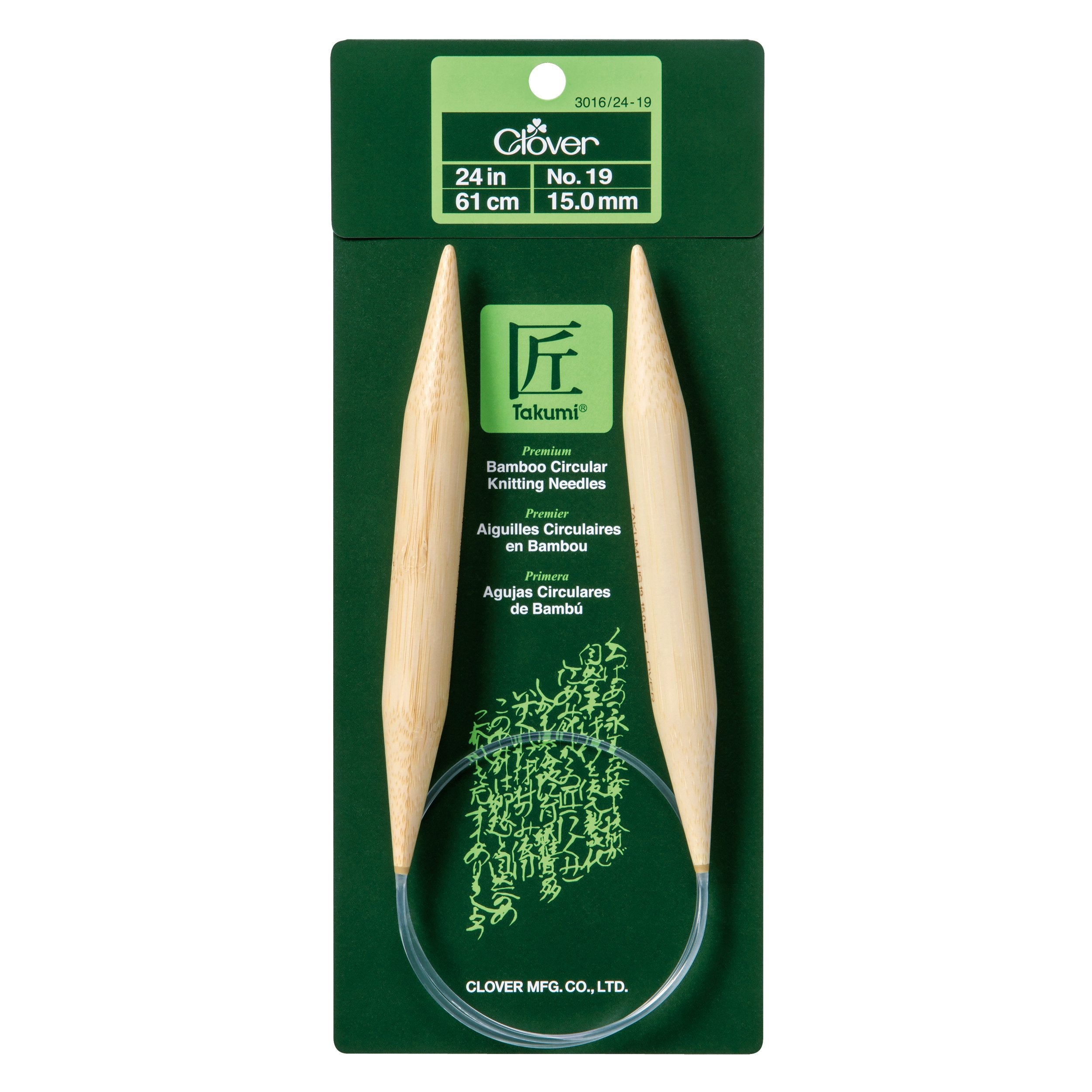 Takumi Bamboo Knitting Needles Circular 24