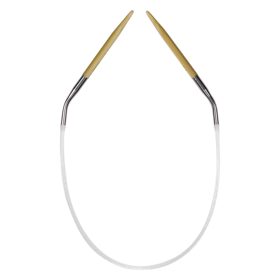 Clover Takumi Bamboo Circular Knitting Needles 29-Inch Size 9 - Natural Japanese Bamboo Needles