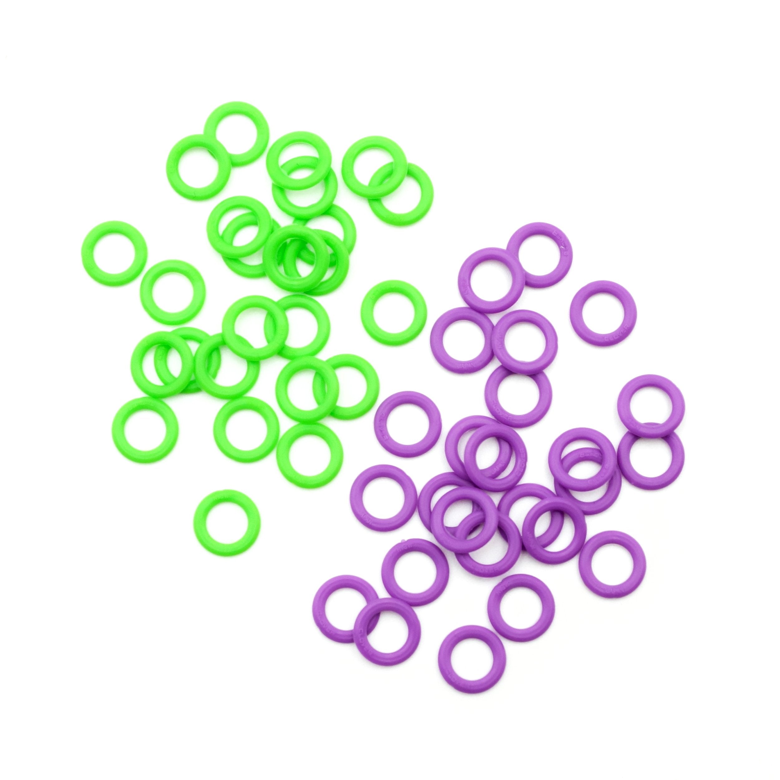Clover Stitch Markers Ring and Locking Styles - 051221354359