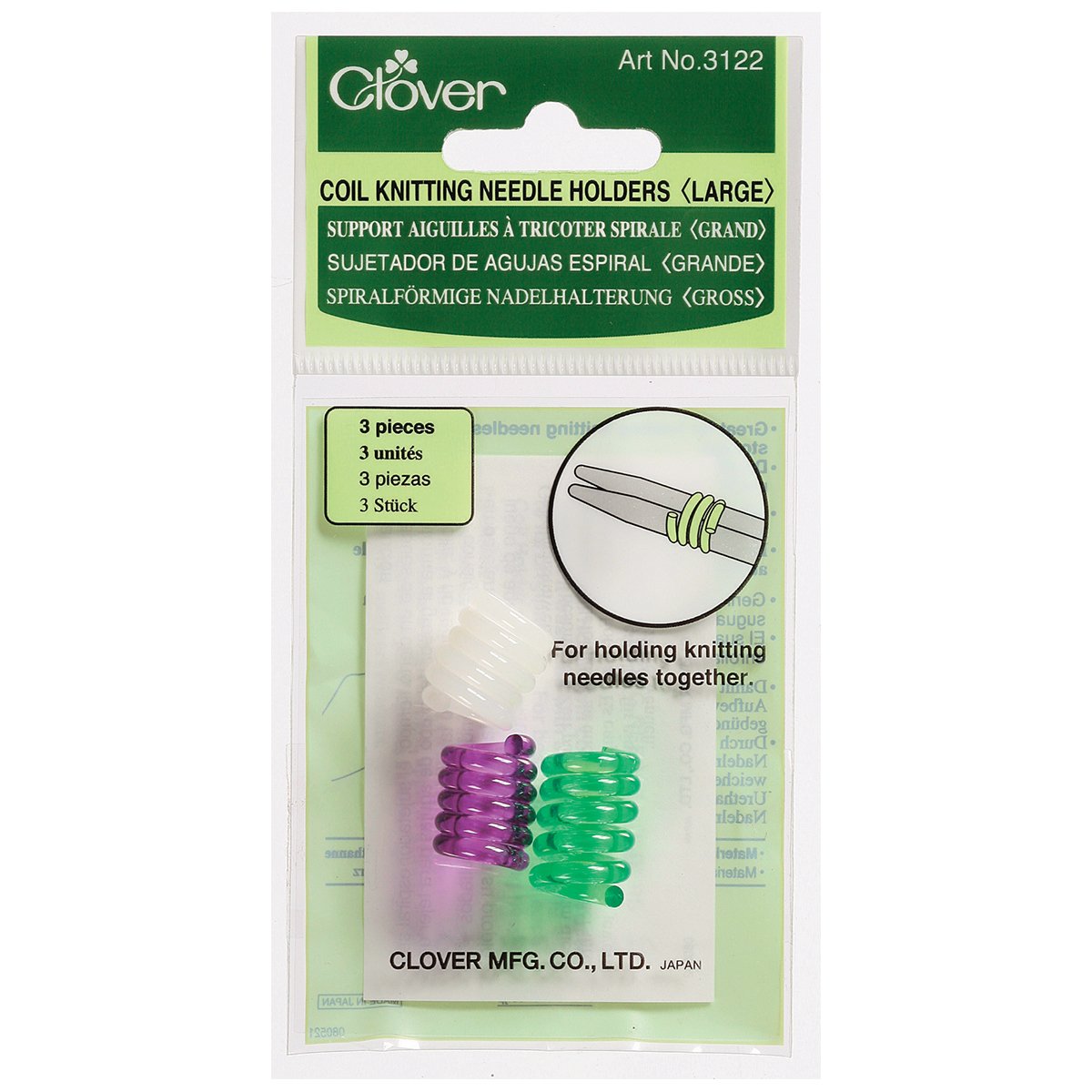 Coil Knitting Needle Holder (Large) – Clover Needlecraft, Inc.