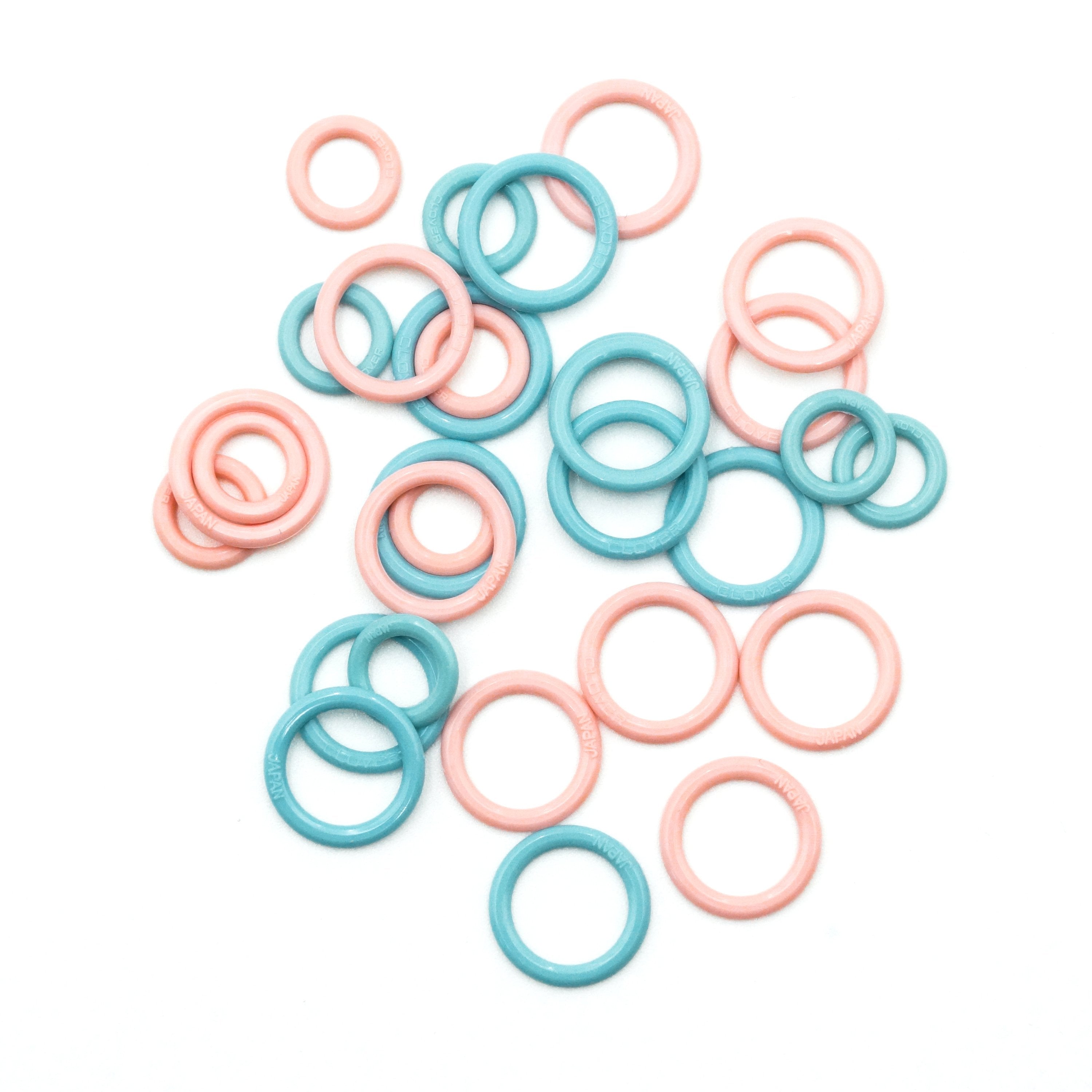 Clover Stitch Markers - Soft Stitch Ring Marker, Pkg of 20, BLICK Art  Materials