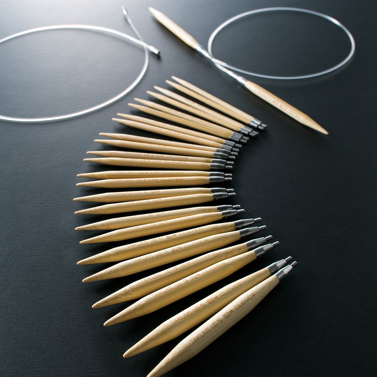 Takumi Bamboo Size 9 Single Point Knitting Needles 9 Long, 5.5mm, 1 Set  Clover