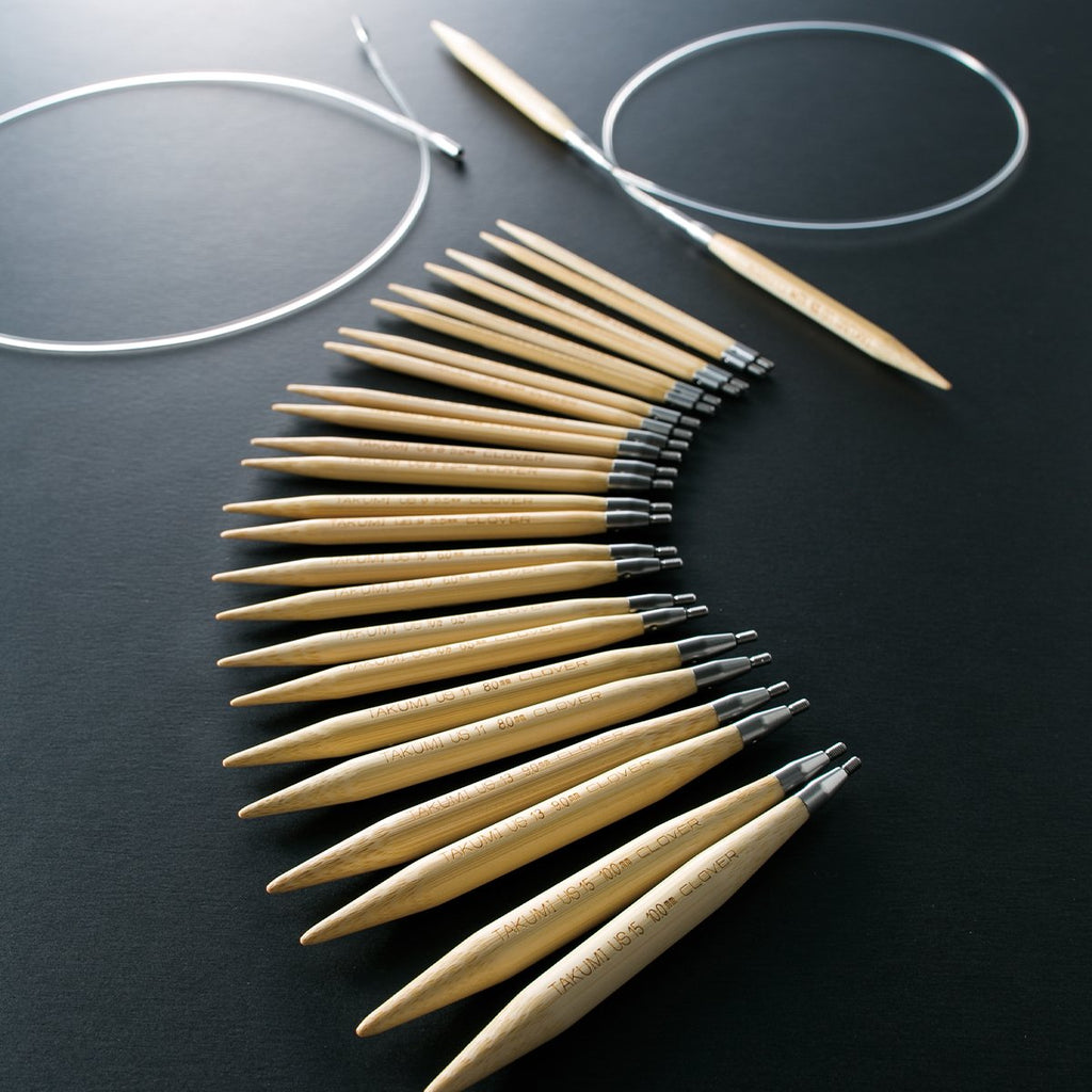 Clover Takumi Combo interchangeable bamboo needles