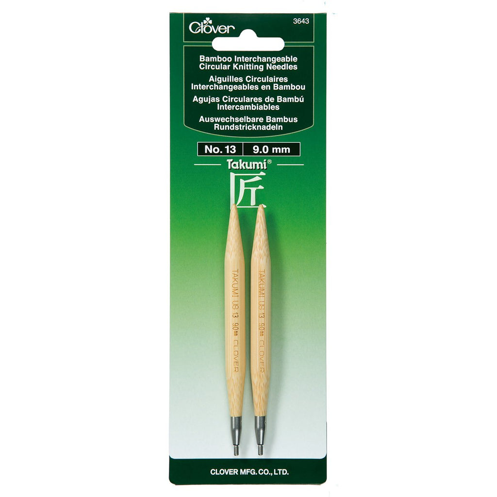 Takumi Bamboo Single Point Knitting Needles 9-Size 8/5mm - 051221204081