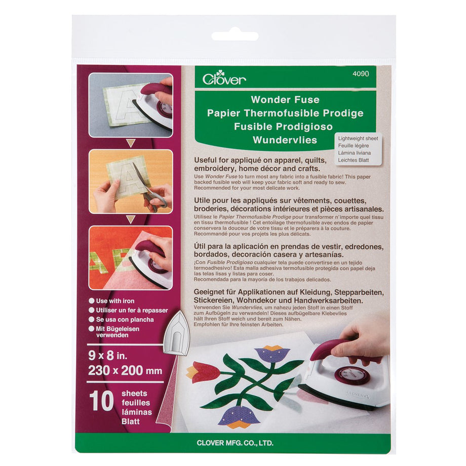 Clover Wonder Fuse Fusible Web 18in x 3yds