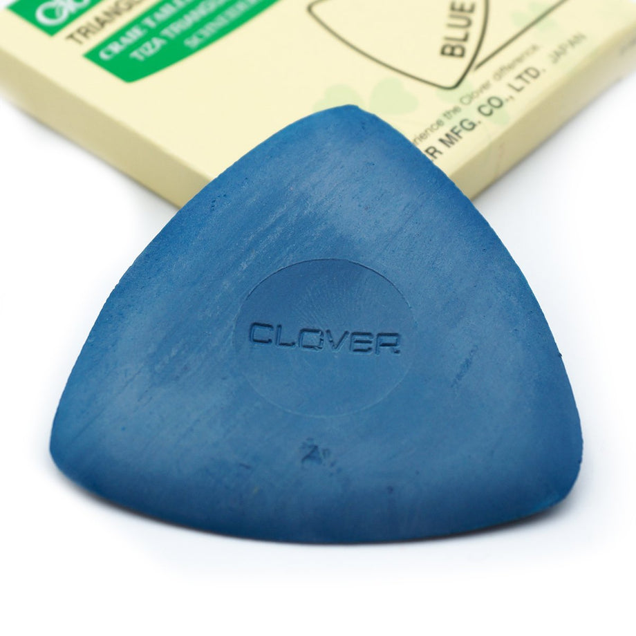 Clover Triangle Clay Tailors Chalk - Blue