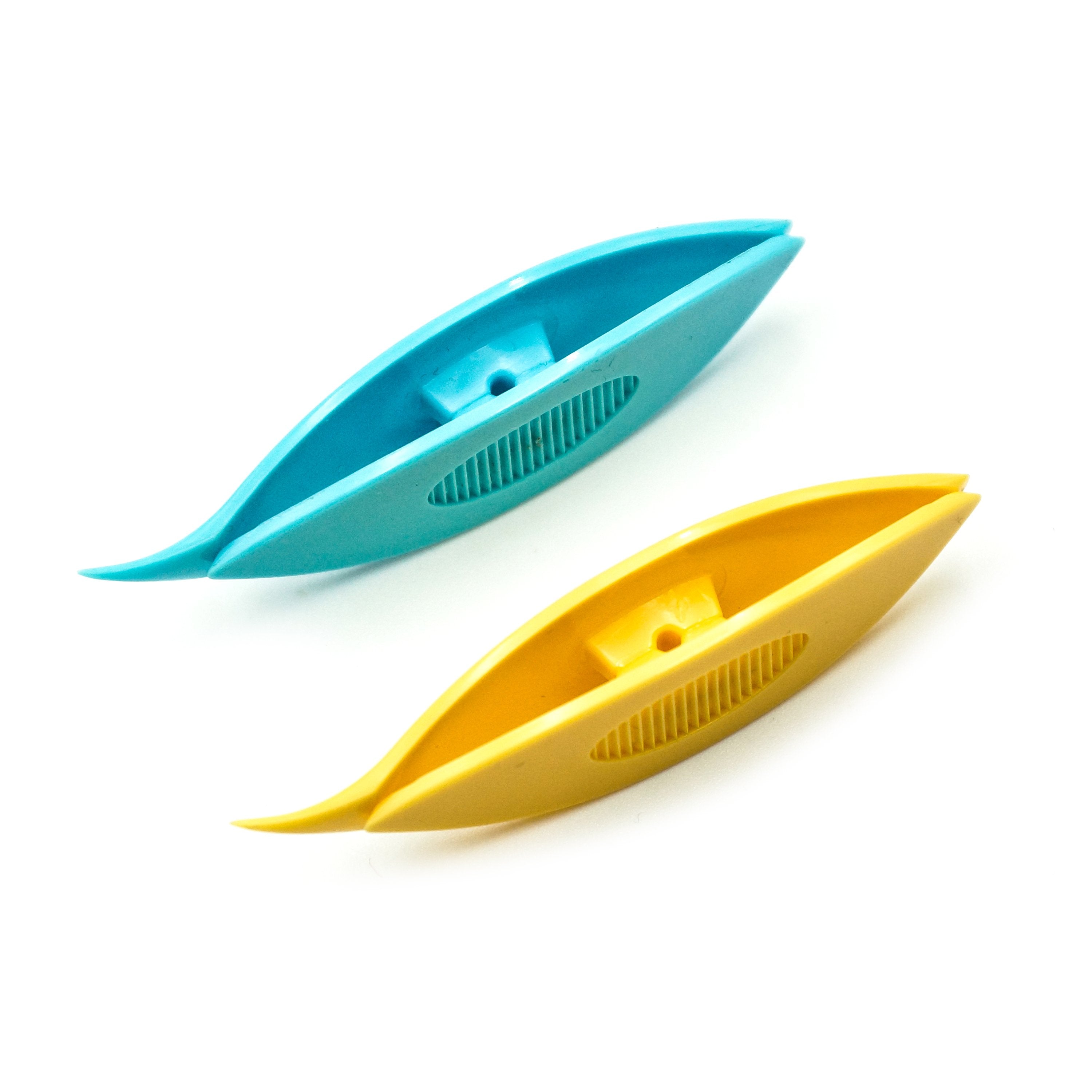 2pcs Tatting Shuttles 63x17x10mm Colorful Plastic Shuttles For