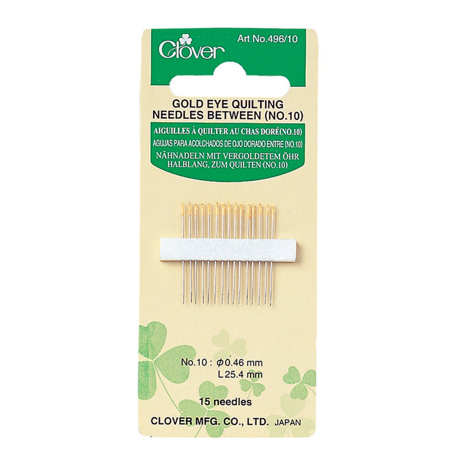Clover Black Gold Appliqué/Sharps Needles – Sizes 9, 10, 12 | Ultra-Sharp Hand Sewing Needles – 6 Co Clover Black Gold Appliqué/Sharps Needles – Sizes 9, 10, 12 | Ultra-Sharp Hand Sewing Needles – 6 Co