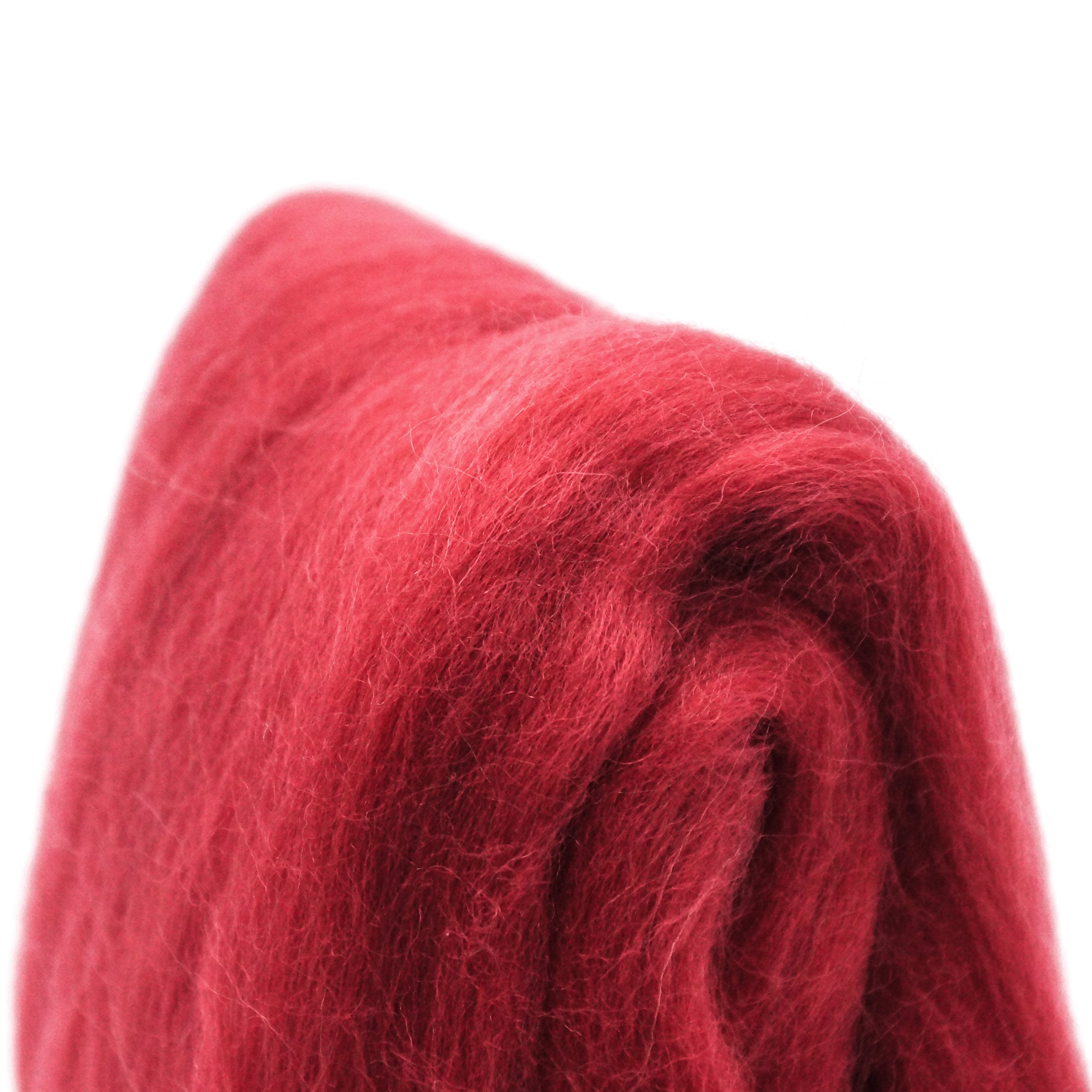 10g*8 /50g*1 Red Color Series Felting Wool Roving Wool Fibre For