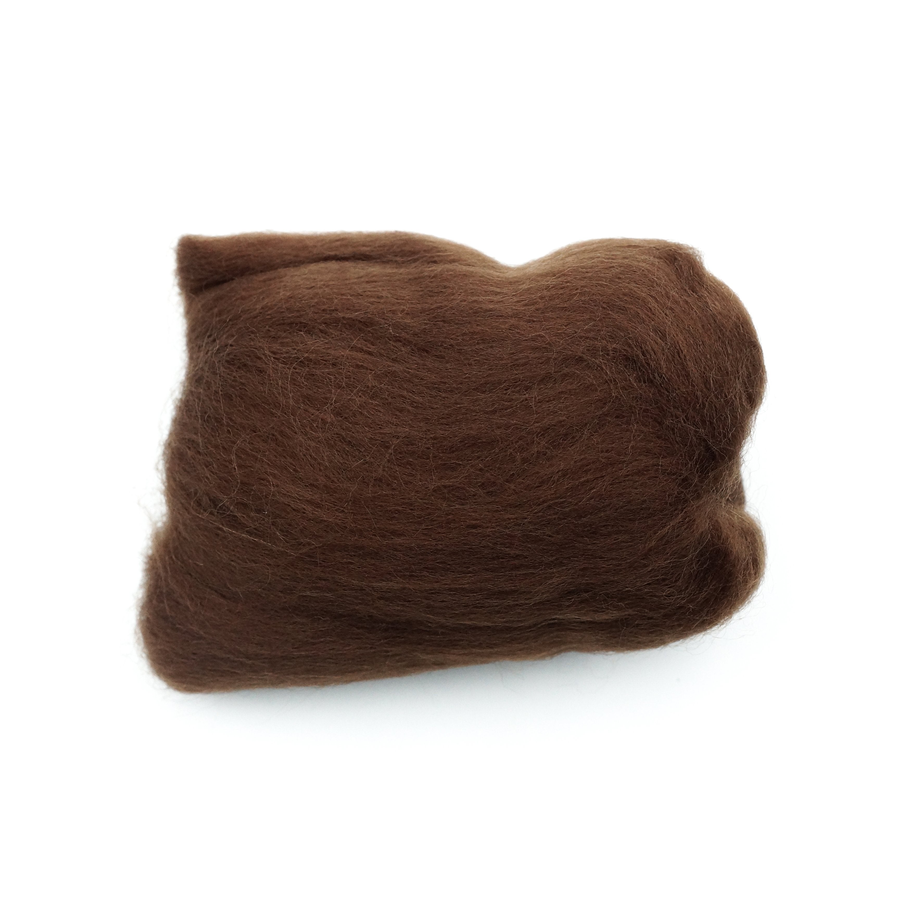 22.5 Micron Merino Wool Roving Tops - Rust Brown For Wet Felting, Nuno  Needle Weaving, Arm Knitting, Chunky Yarn, Dhg - Yahoo Shopping