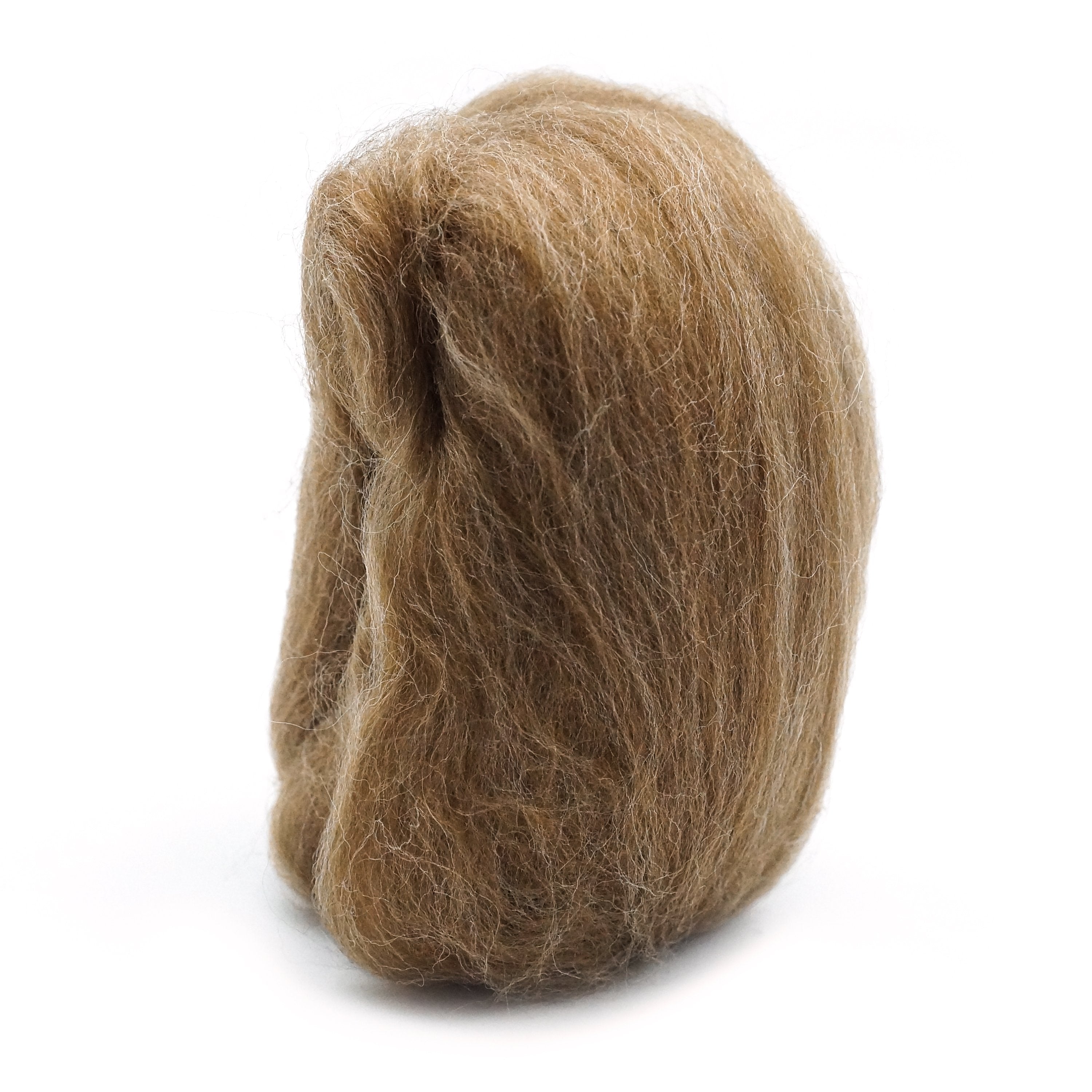 Natural Wool Roving (Caramel) | Clover – Clover Needlecraft, Inc.