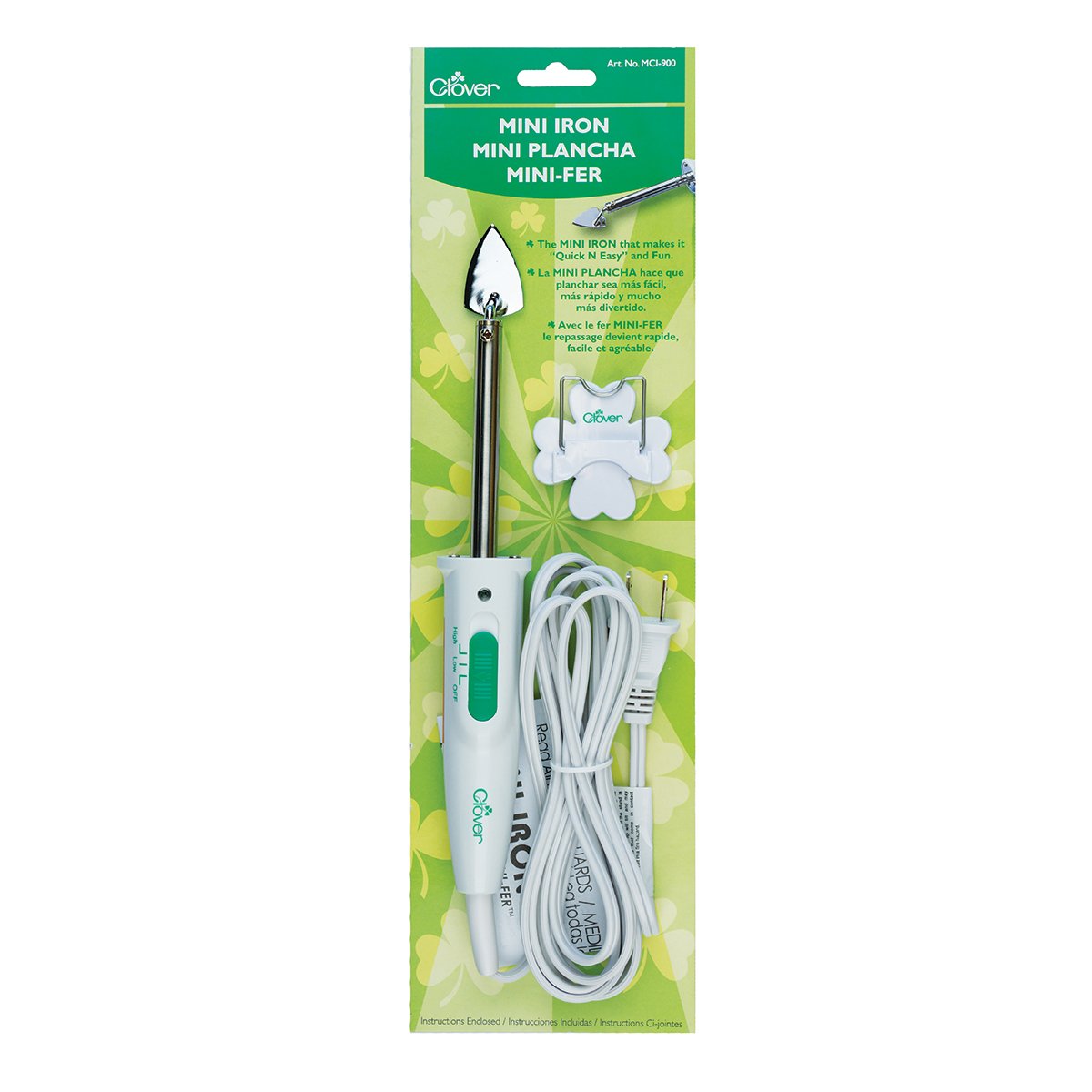 Clover Mini Iron for Sewing, Quilting & Crafting - arts & crafts