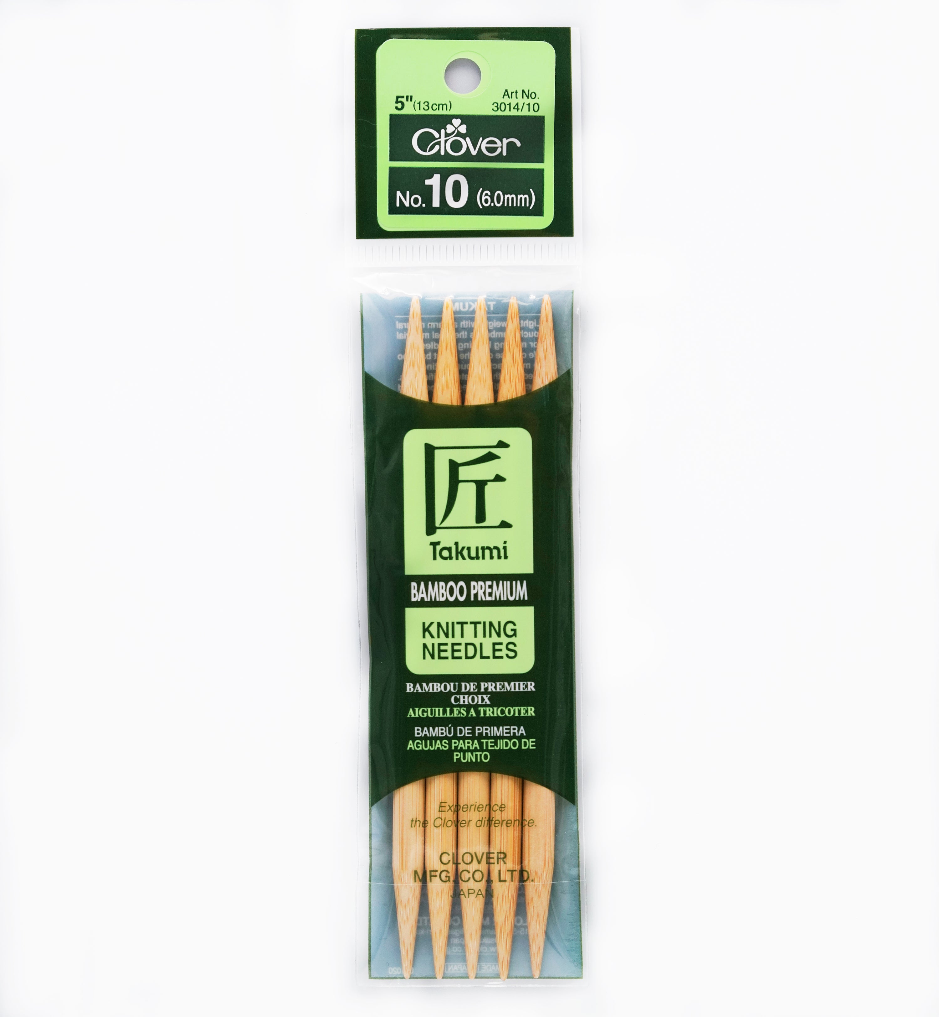 Takumi Bamboo Knitting Needles Double Pointed (5
